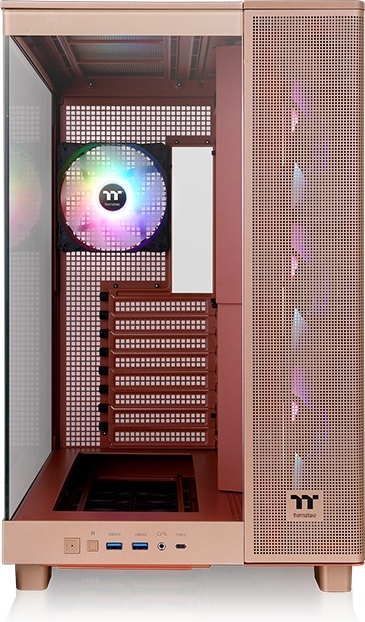 Thermaltake view 380 xl tg gravel sand 3 orig - Thermaltake View 380 XL TG ARGB Midi Tower Zand Behuizing