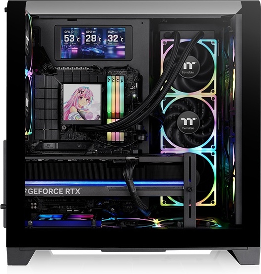 Thermaltake view 390 air midi tower behuiz 2 orig - Thermaltake View 390 Air Midi Tower Behuizing (Black)