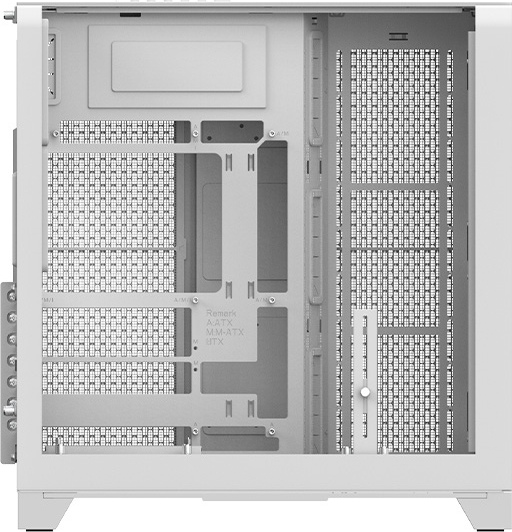 Thermaltake view 390 air snow midi tower 4 orig - Thermaltake View 390 Air Mid Tower Behuizing (White)