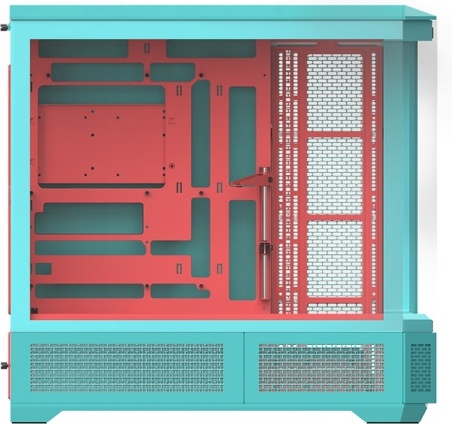 Thermaltake view 600 tg mint strawberry bi 4 orig - Thermaltake View 600 TG Mint Strawberry Behuizing