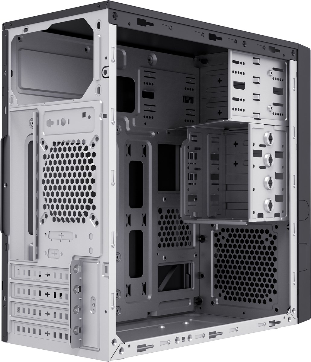 Aero C12 V2 Micro Tower Behuizing (Black) - afbeelding 2