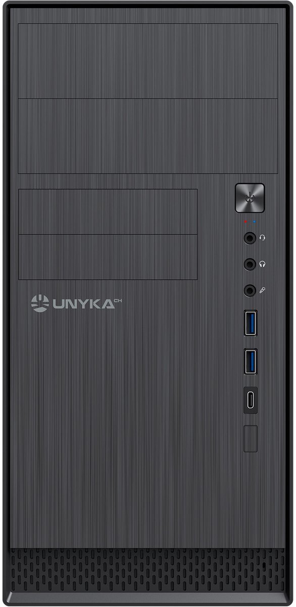 Aero C12 V2 Micro Tower Behuizing (Black)