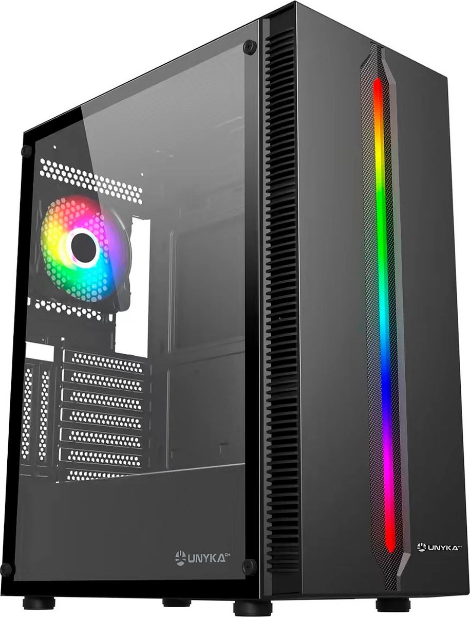 Unykach Armor Lumina Desktop Zwart behuizing