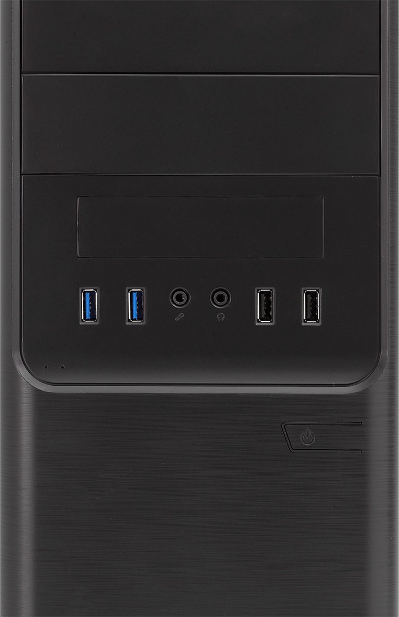 Unykach Dark Shadow Tower Zwart 500 W behuizing - afbeelding 2