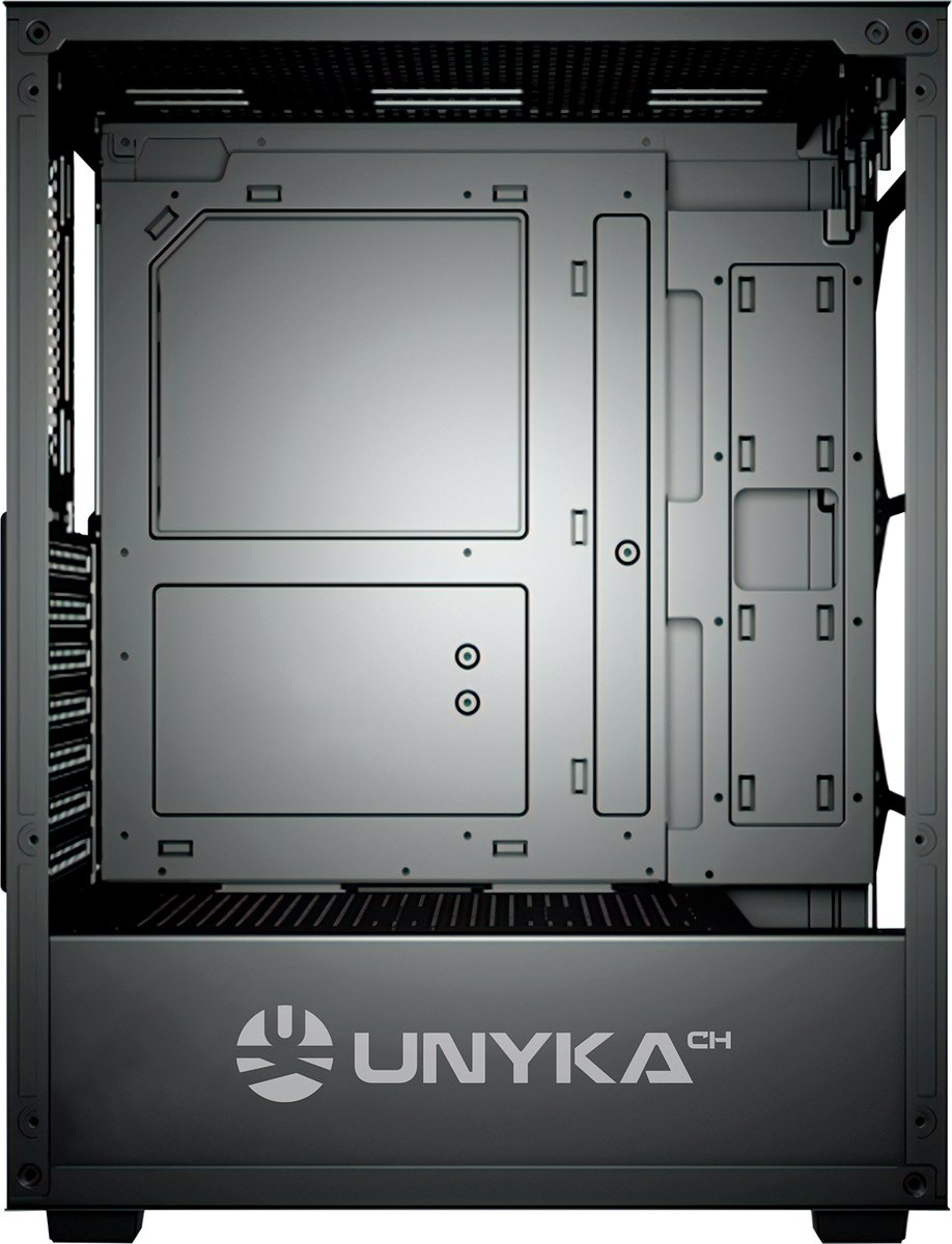 Gaming Mir 100 ARGB Tempered Glass Black - afbeelding 4