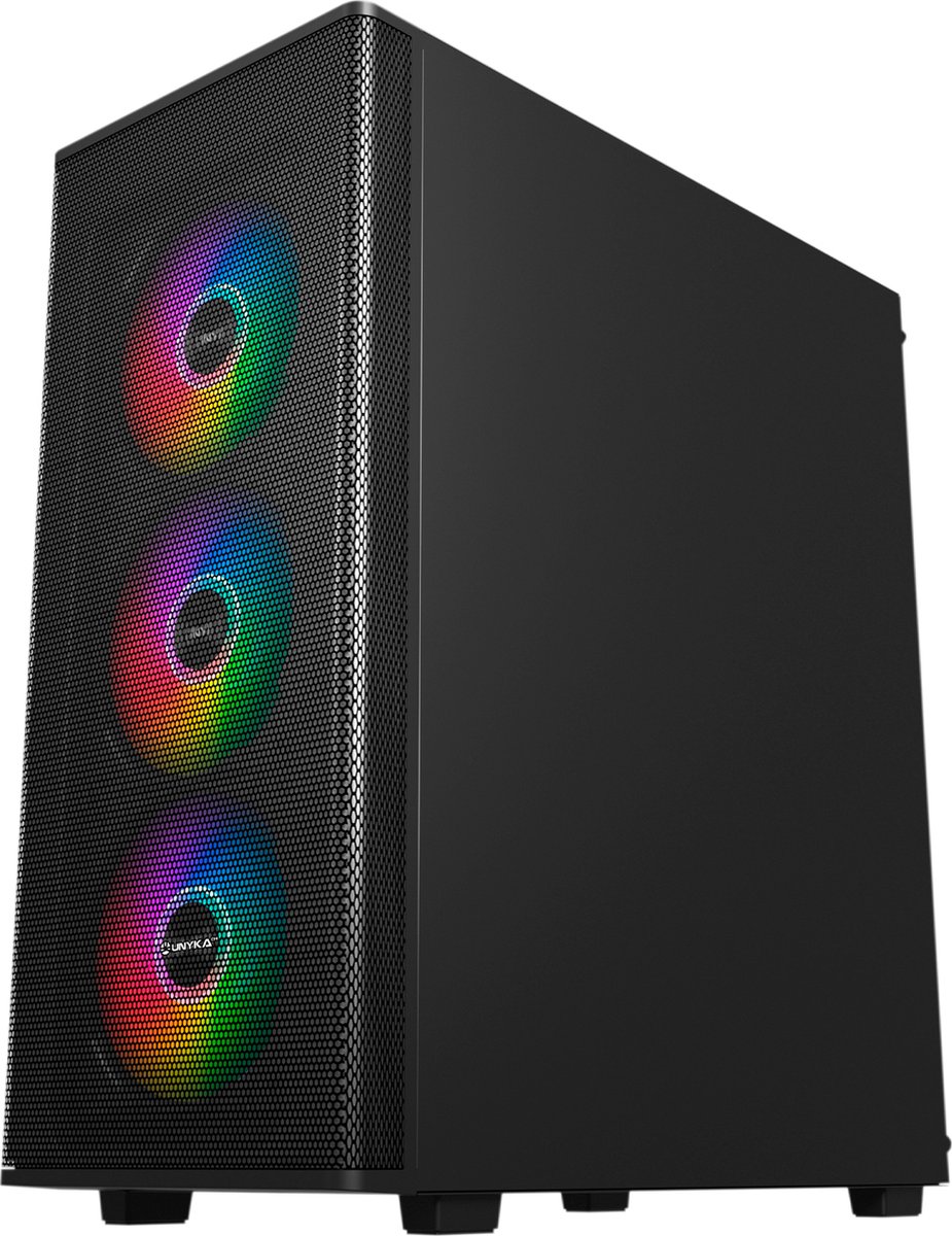 Gaming Mir 100 ARGB Tempered Glass Black - afbeelding 5