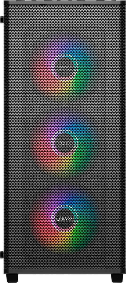 UNYKAch Unykach Gaming Mir 100 Desktop Zwart, Transparant