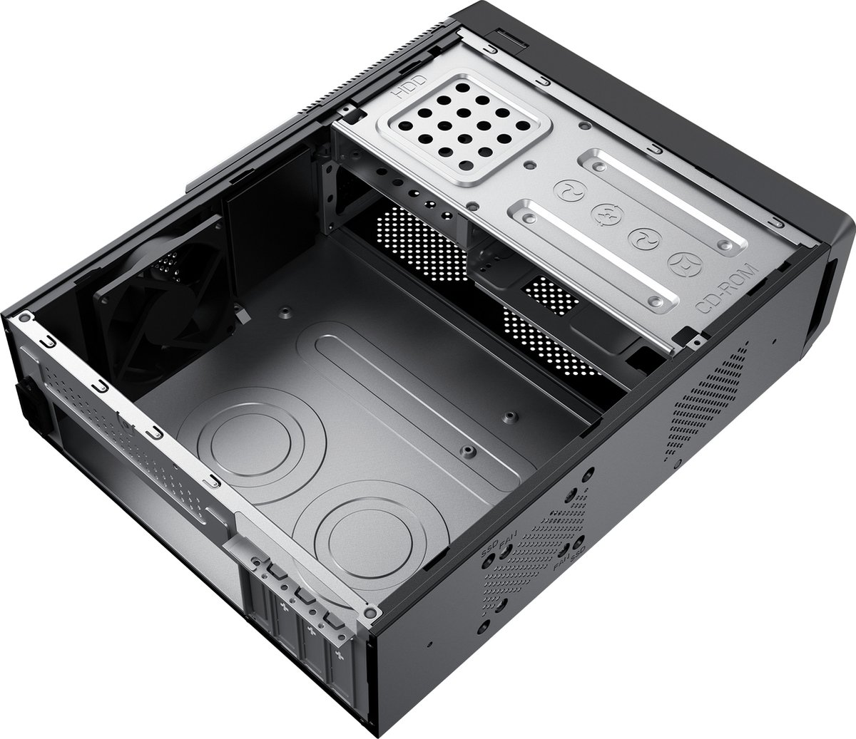 Unykach Uk2011 Desktop Zwart 450 W behuizing - afbeelding 4