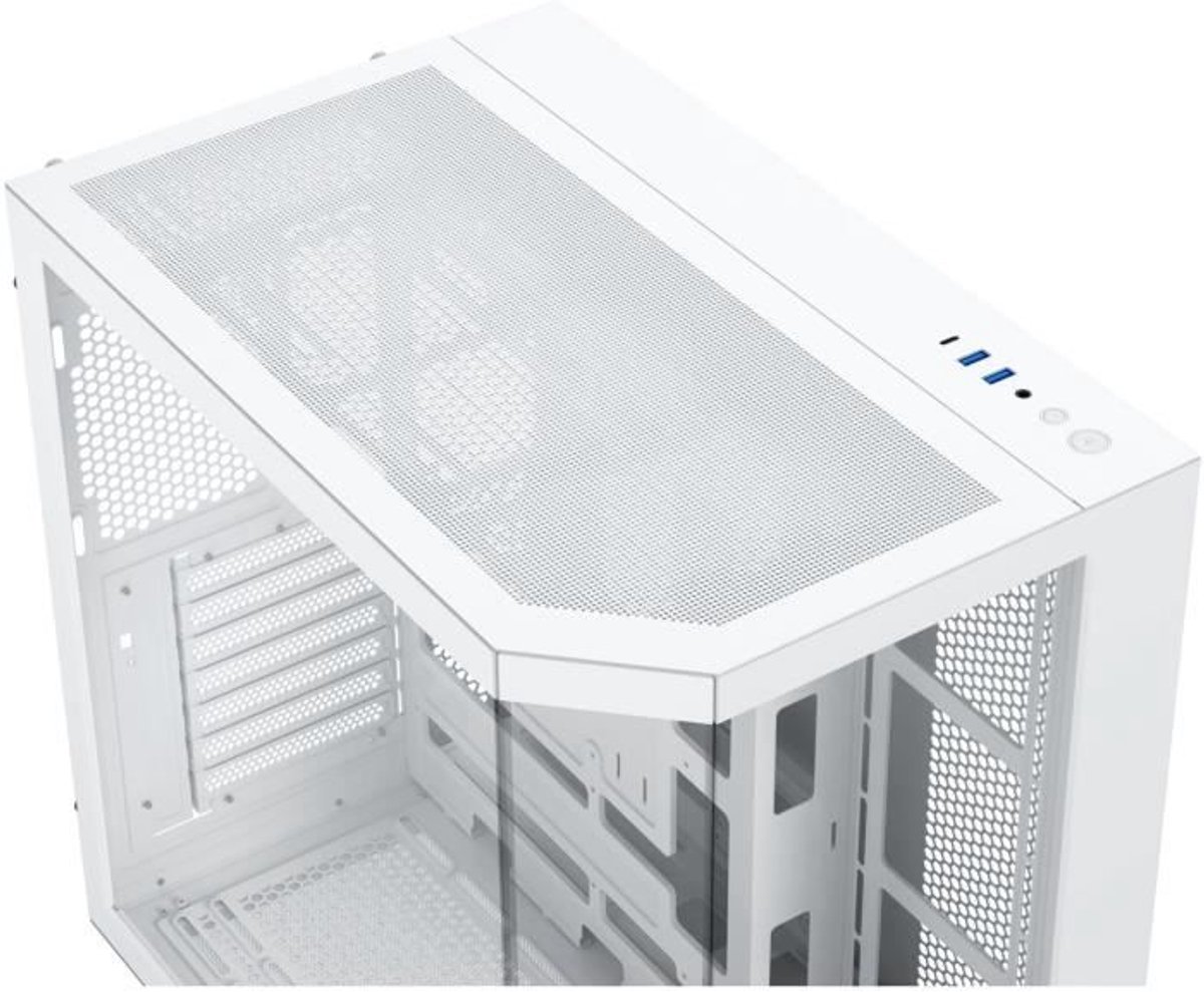 Xigmatek Cubi Ii Arctic Case Zonder Voeding - Cube - E-Atx-Formaat - Wit - afbeelding 3