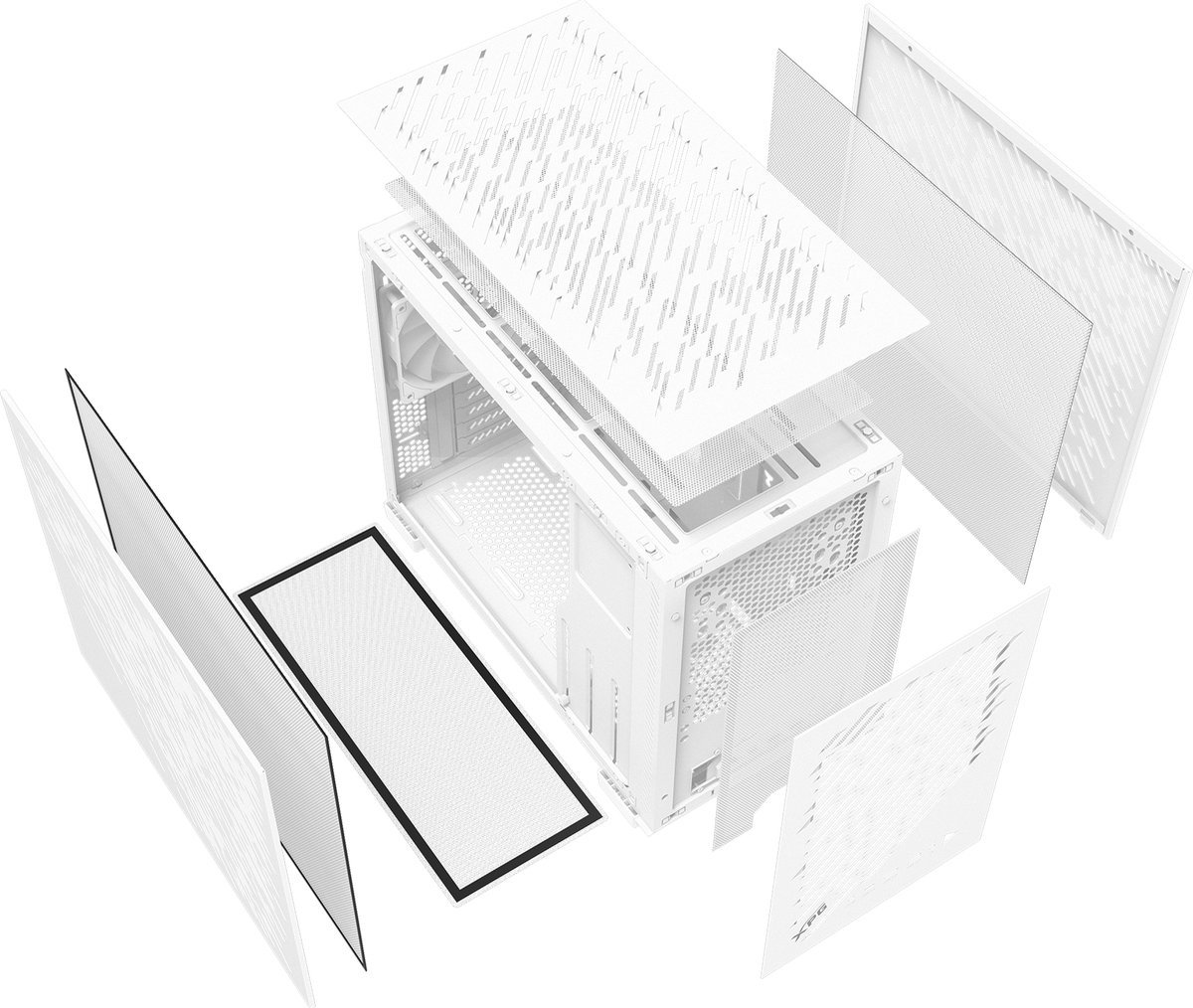 Xpg Valor Air Nano Midi Tower Wit behuizing - afbeelding 2