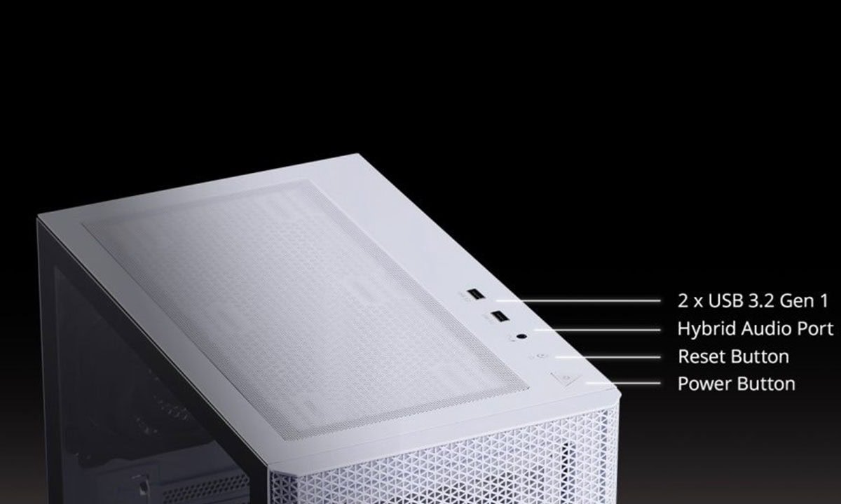 VALOR MESH RGB Mid-Tower Gaming Case Bundle (750W 80+ Gold PSU) - afbeelding 4