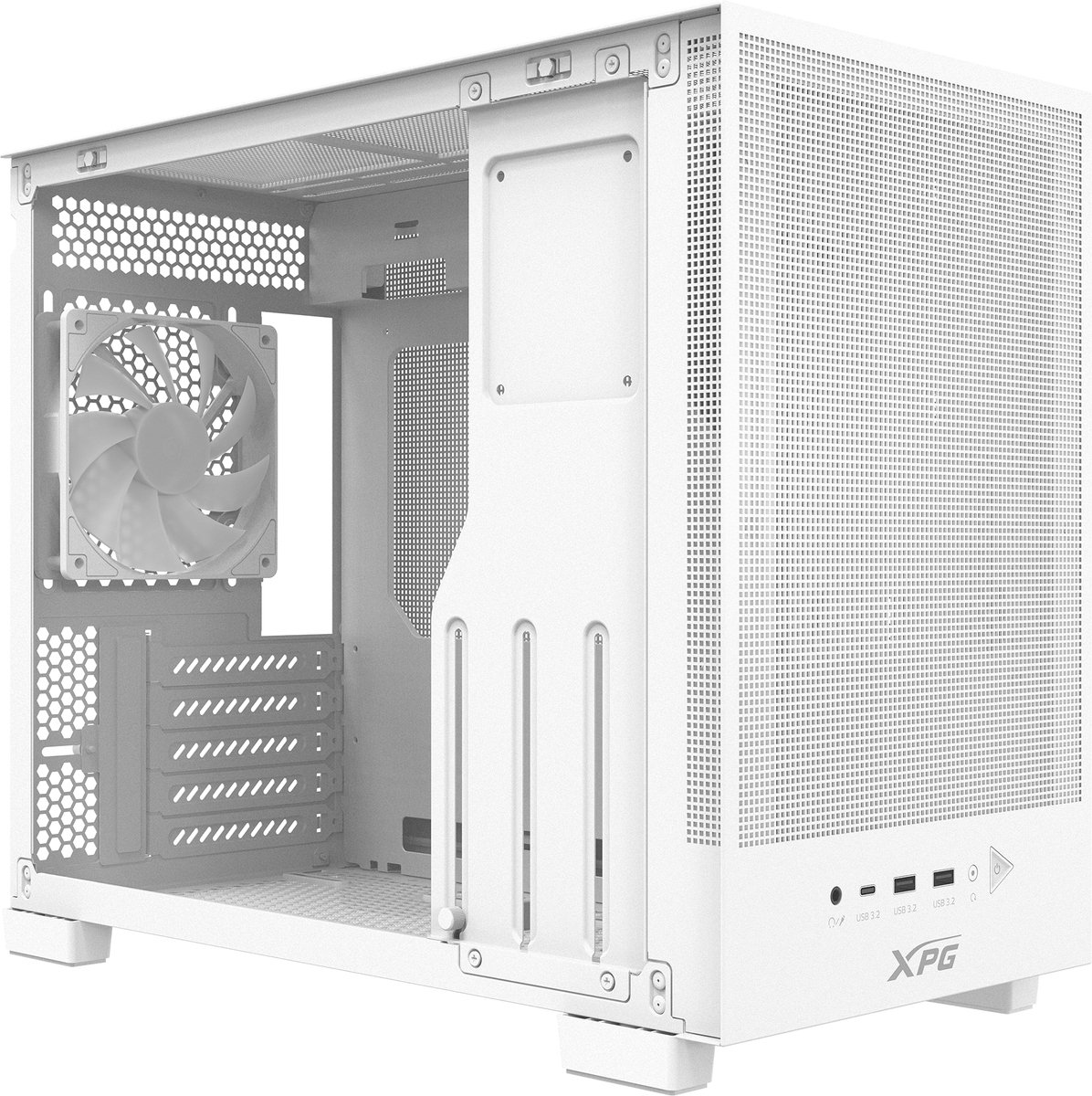 VALOR MESH NANO Mid-Tower Chassis - White - afbeelding 4