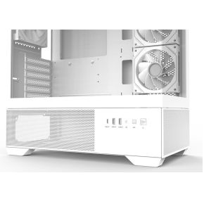 CHRONIX WHITE ATX Mid Tower PC Case - afbeelding 4