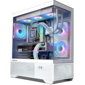 CHRONIX WHITE ATX Mid Tower PC Case - afbeelding 5