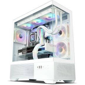 CHRONIX WHITE ATX Mid Tower PC Case - afbeelding 7