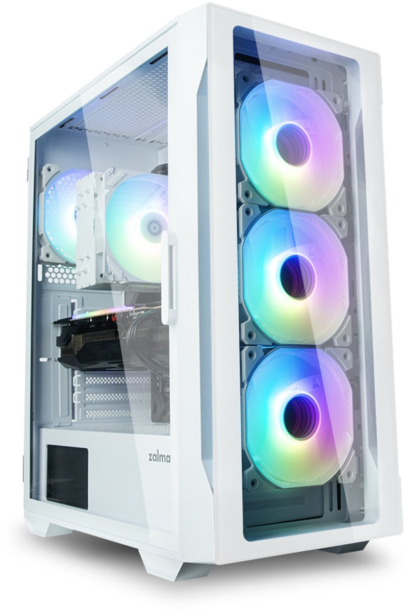 Zalman Zalman I3 Neo Tg White Computerbehuizing Midi Tower Wit