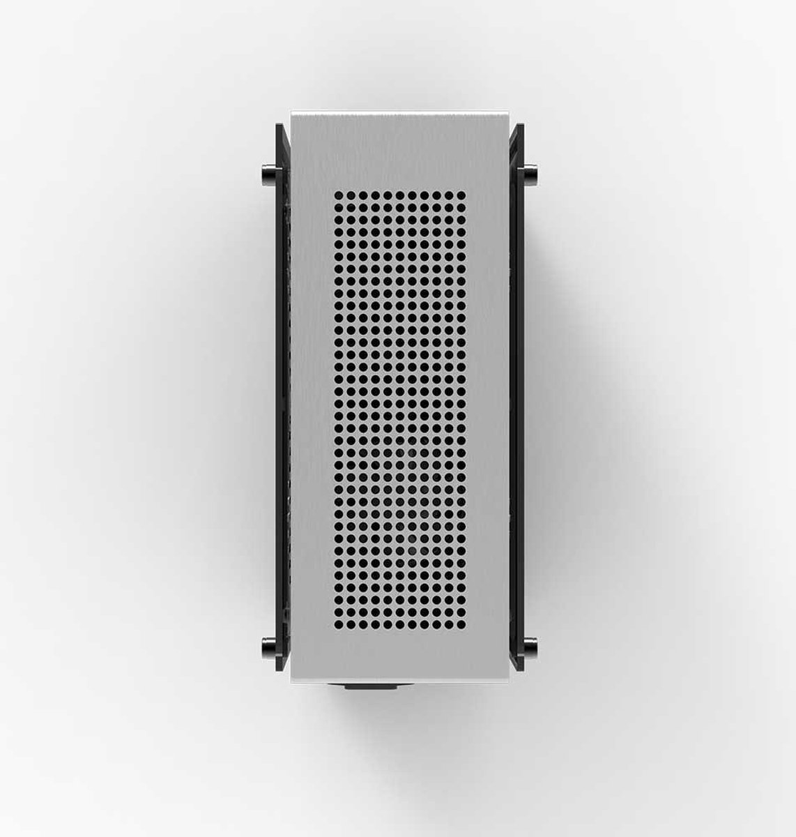 M2 Mini ITX Tower Case Silver - afbeelding 2