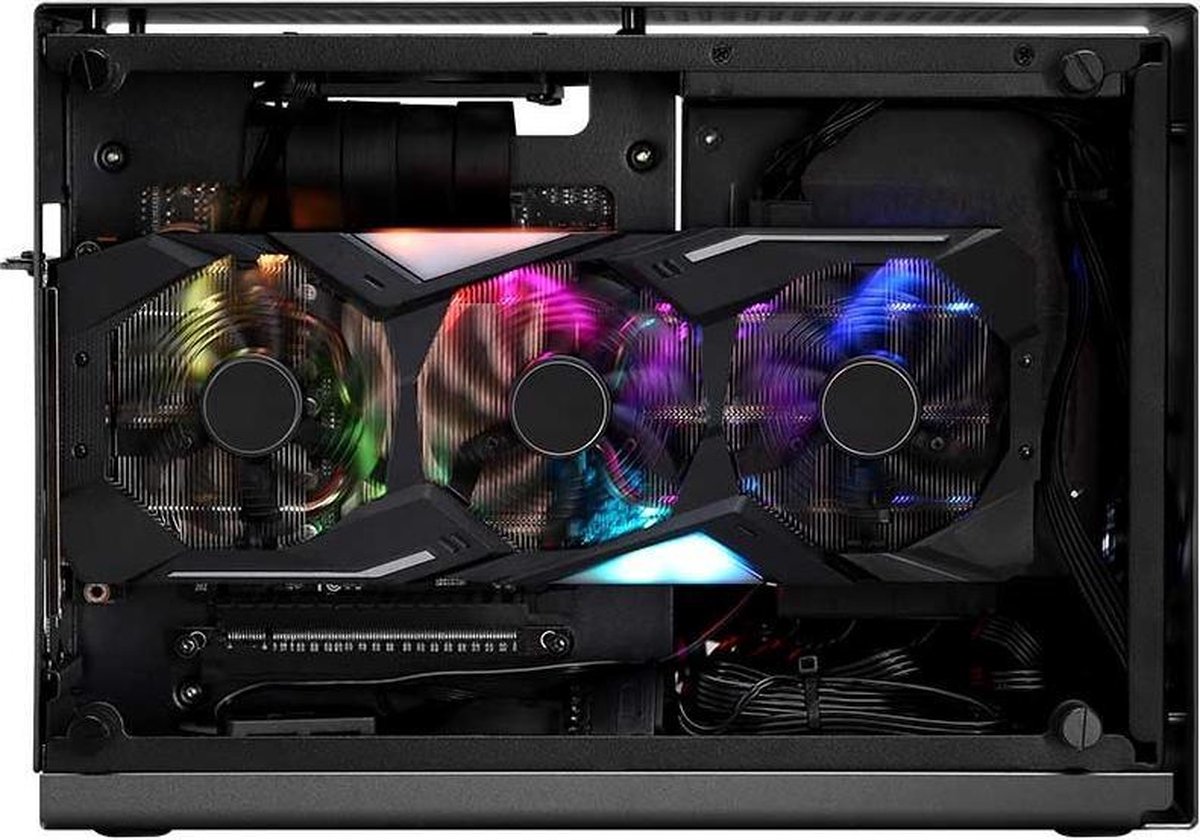 M2 Mini ITX Tower Case Silver - afbeelding 3