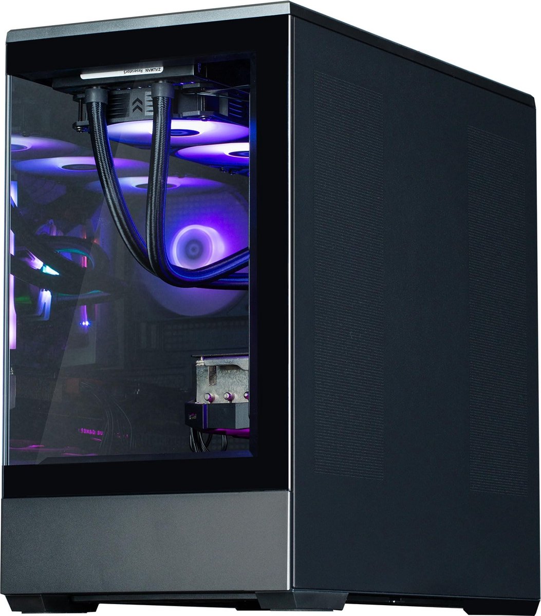 Zalman P30 Black Midi Tower Zwart behuizing - afbeelding 4