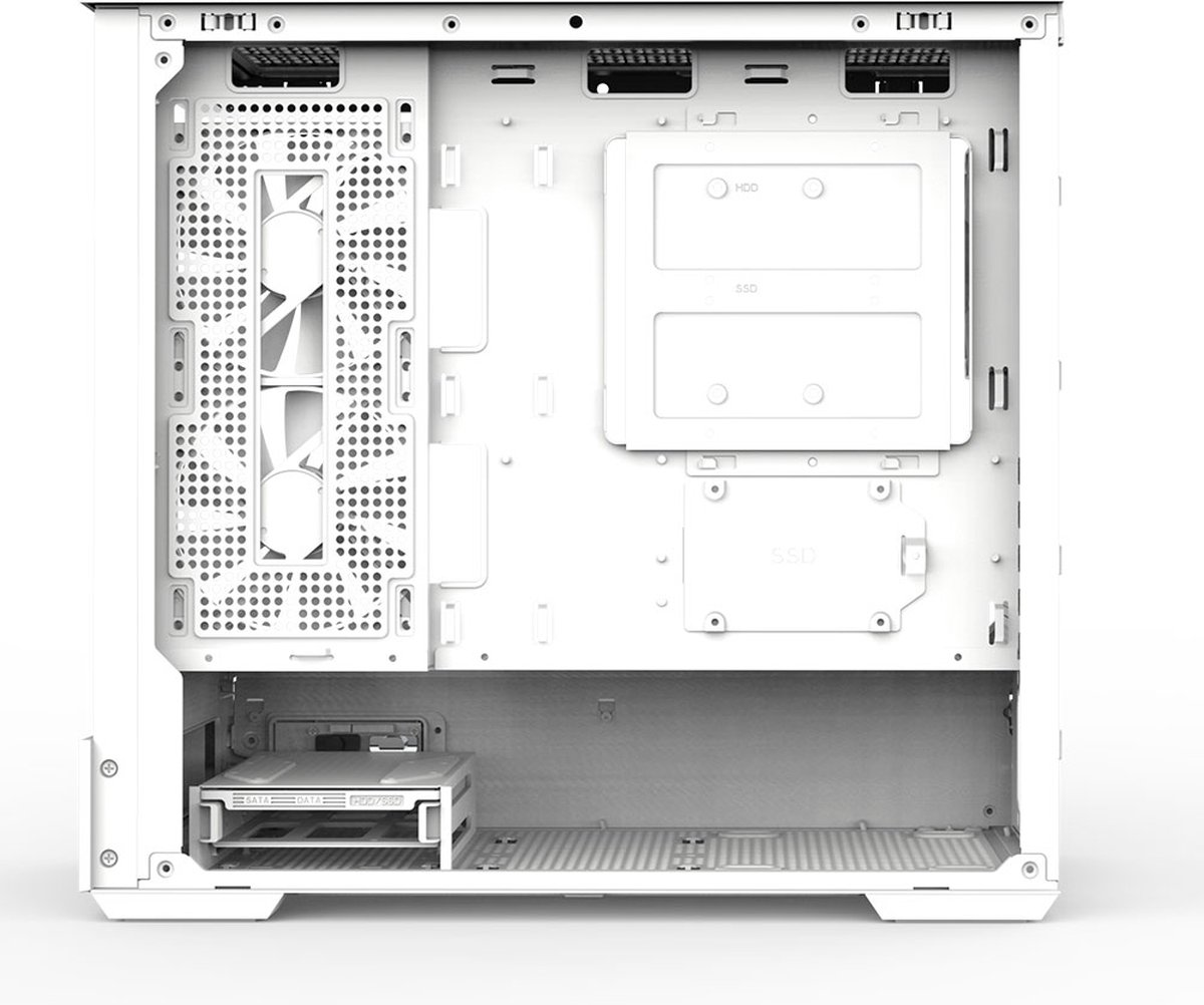 Zalman P30 White Computerbehuizing Mini Tower Wit Micro Atx Behuizing - afbeelding 10