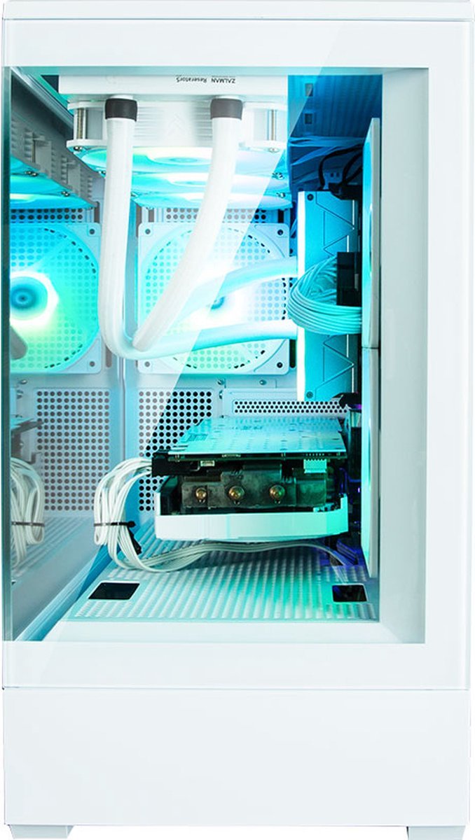 Zalman P30 White Computerbehuizing Mini Tower Wit Micro Atx Behuizing - afbeelding 2