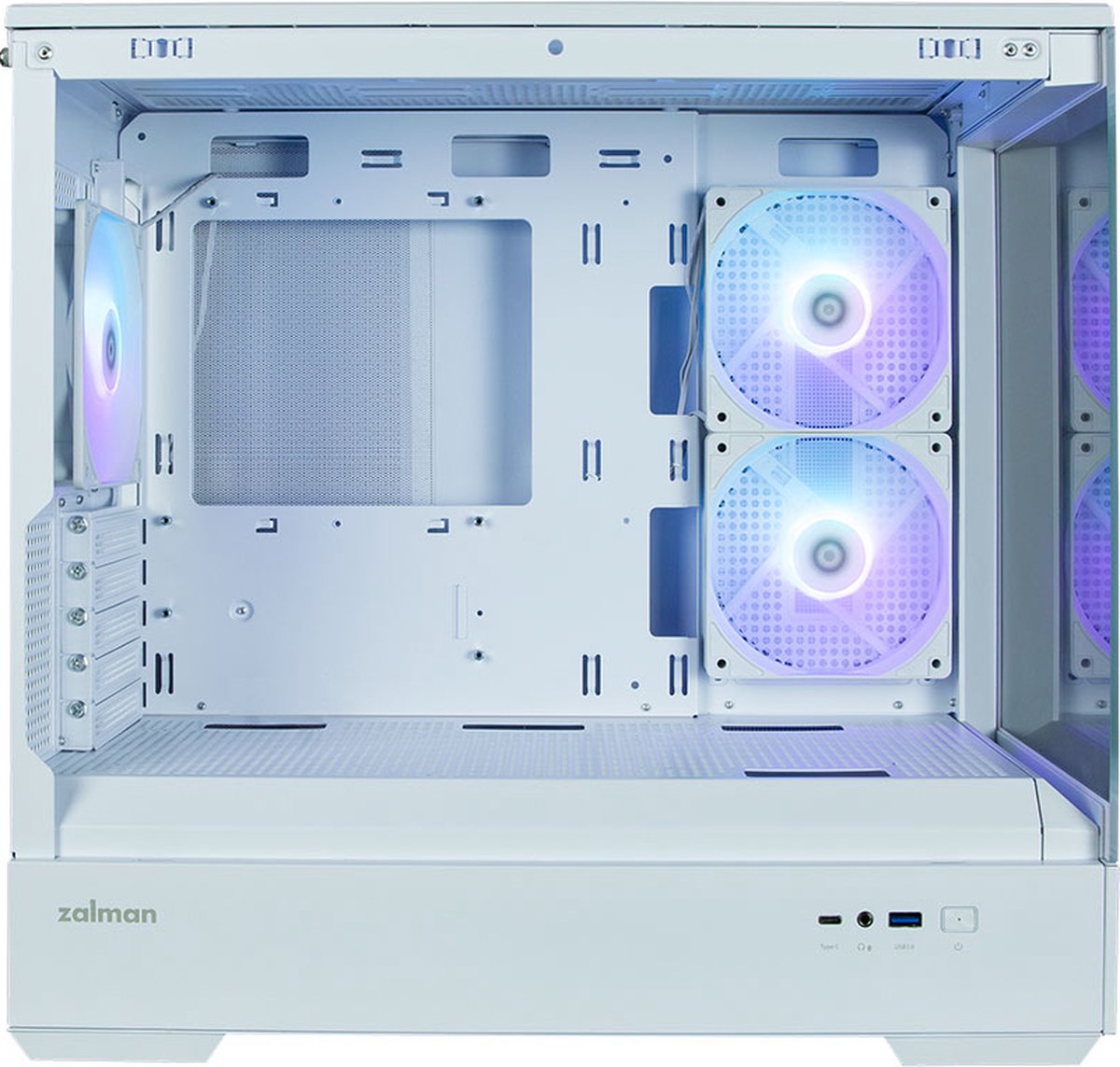 Zalman P30 White Computerbehuizing Mini Tower Wit Micro Atx Behuizing - afbeelding 4