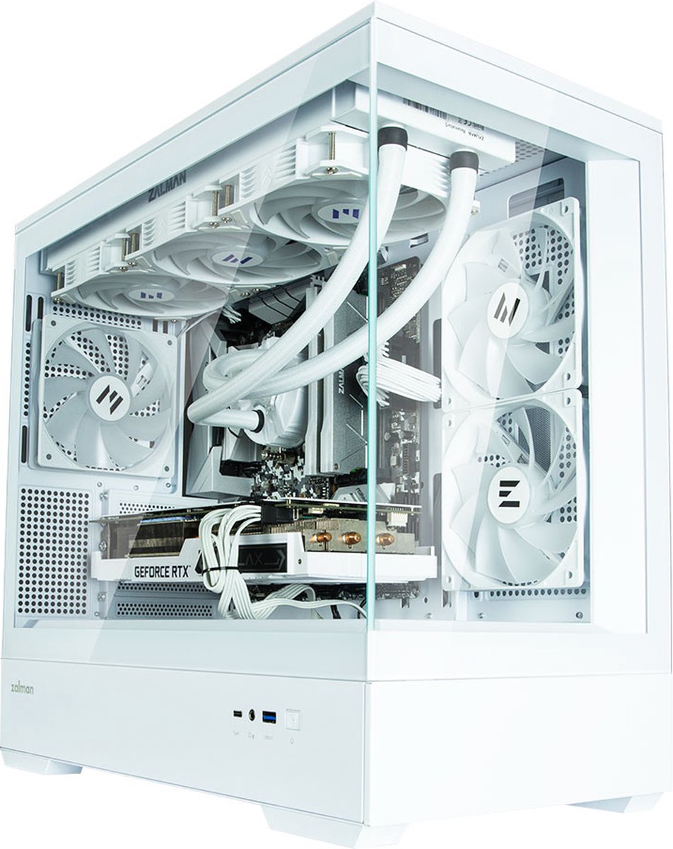 Zalman P30 White Computerbehuizing Mini Tower Wit Micro Atx Behuizing - afbeelding 5