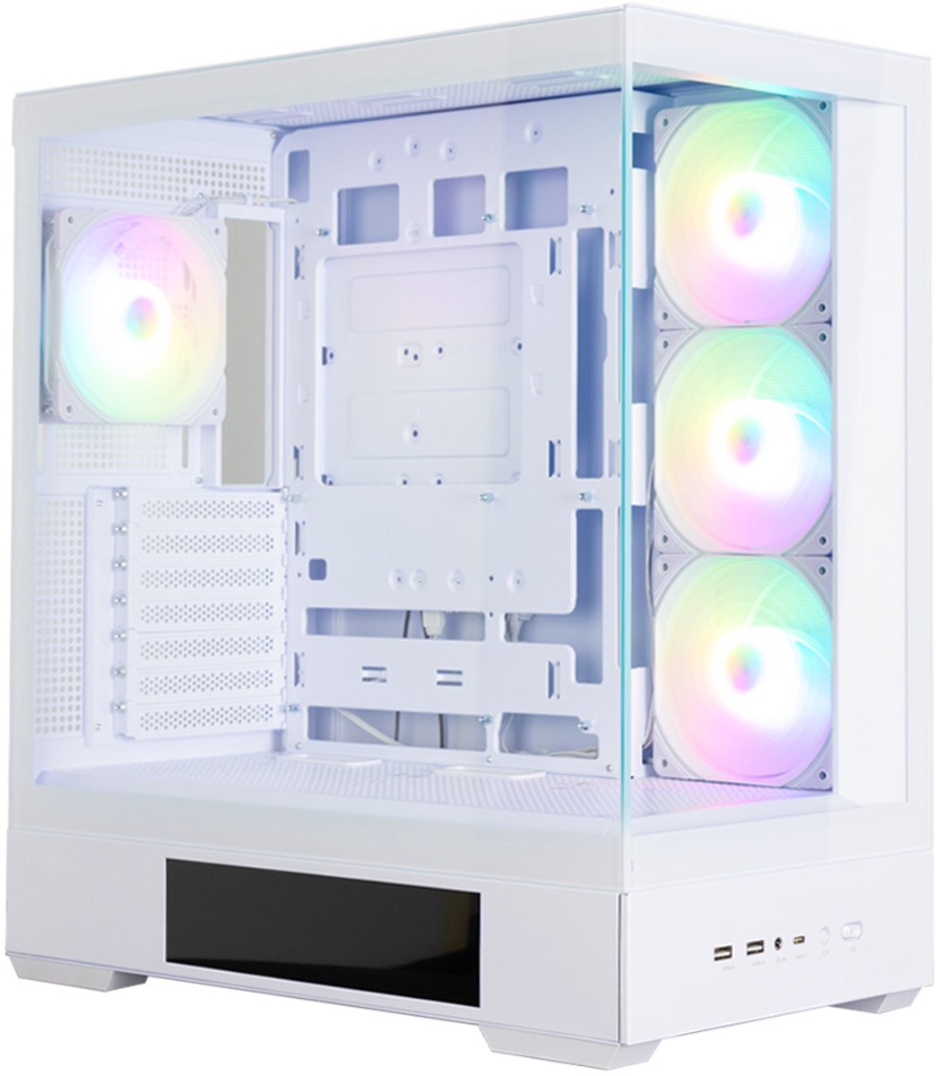 Zalman P40 Ds White Midi Tower Wit behuizing - afbeelding 4