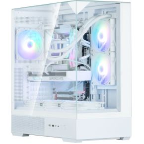 Zalman P40 Prism White Midi Tower Wit behuizing - afbeelding 4