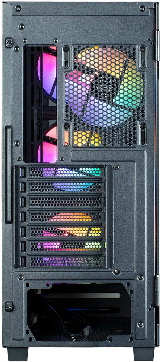 S5 Neo Black Midi Tower Behuizing (Zwart) - afbeelding 2