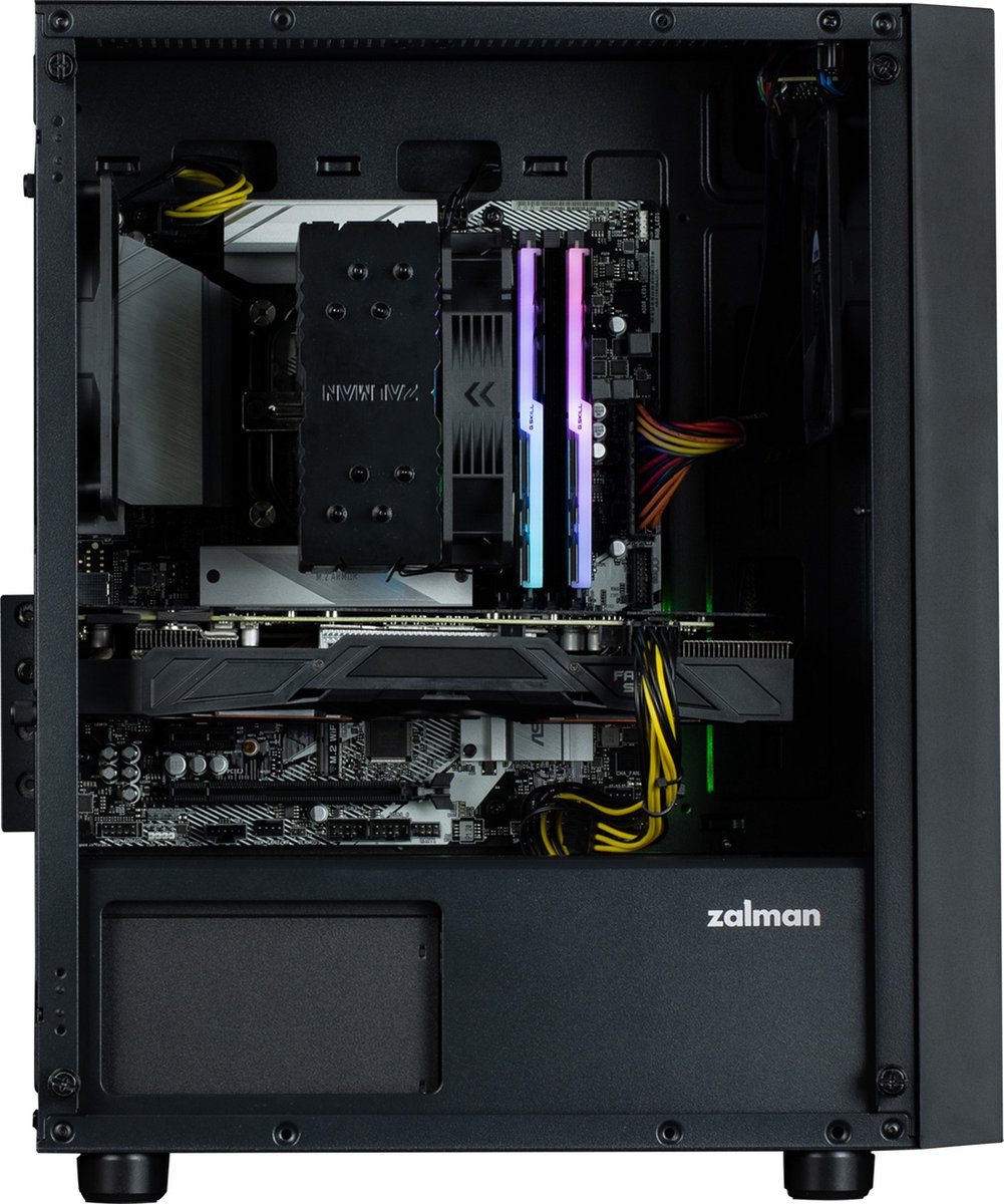 T3 Plus, Matx Mini-Tower, Steel, Plastic, Tempered Glass, 355(D) X 206(W) X 422(H)Mm - afbeelding 2