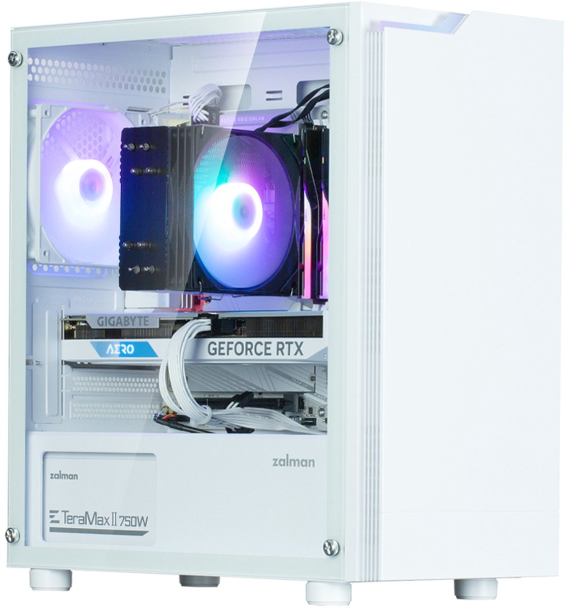 Zalman T4 Plus Mini Tower Wit behuizing - afbeelding 5