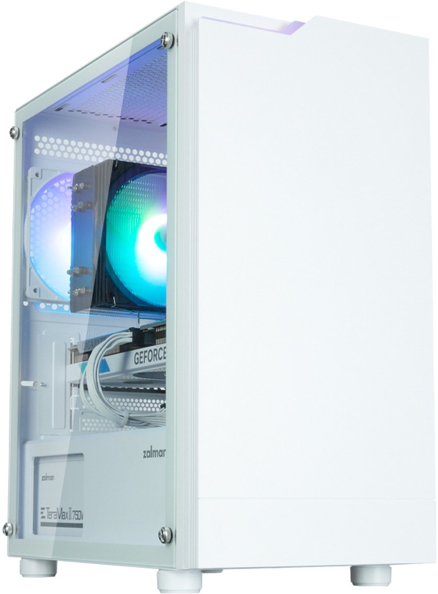 Zalman T4 Plus Mini Tower Wit behuizing
