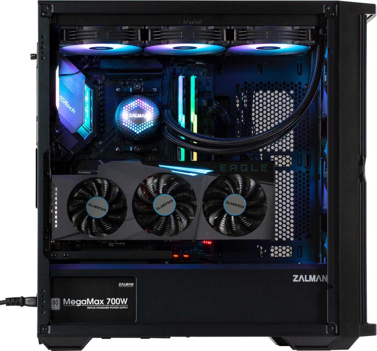 Zalman Z10 Duo Computerbehuizing Midi Tower Zwart - afbeelding 4