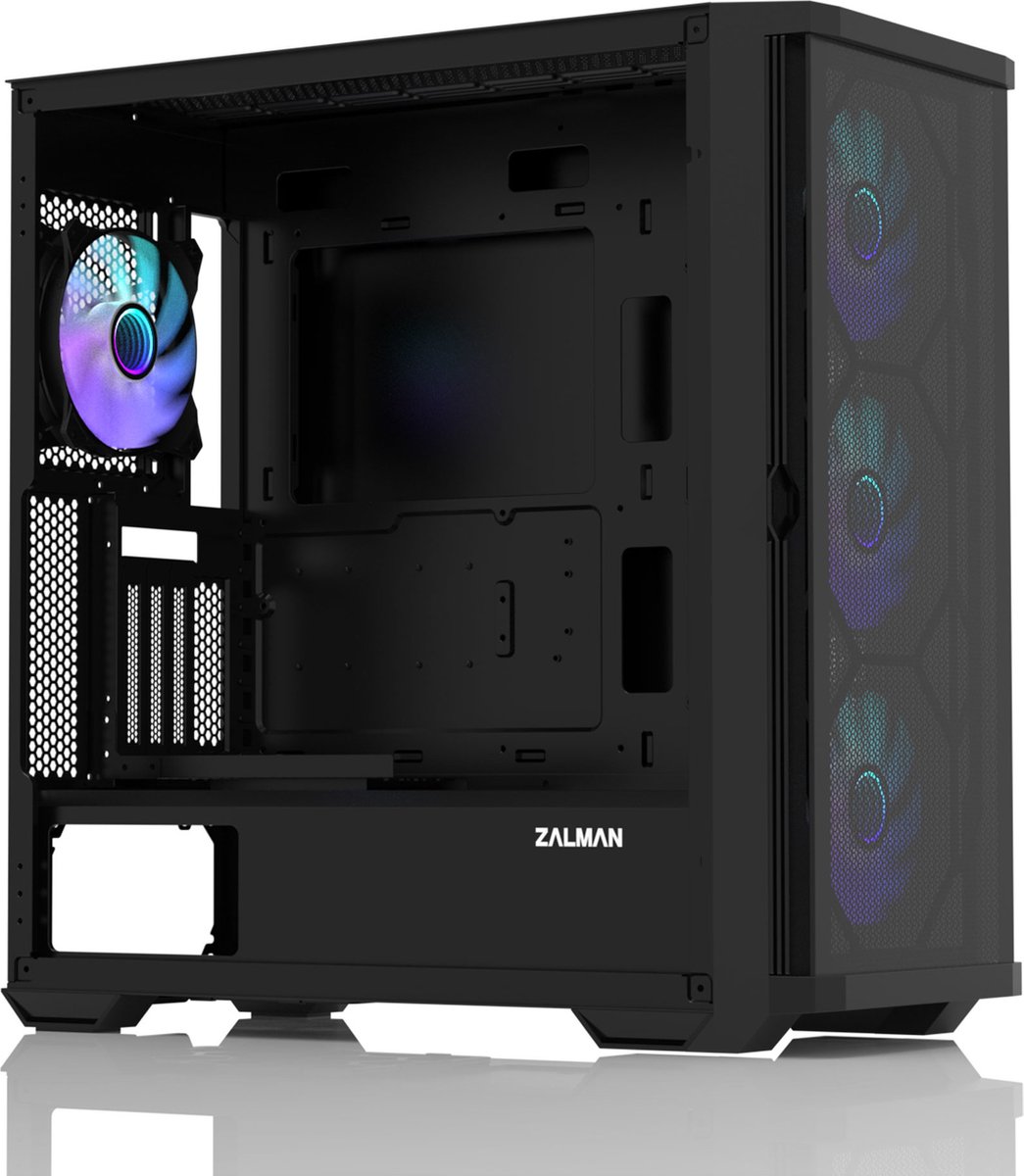 Zalman Z10 Duo Computerbehuizing Midi Tower Zwart - afbeelding 8