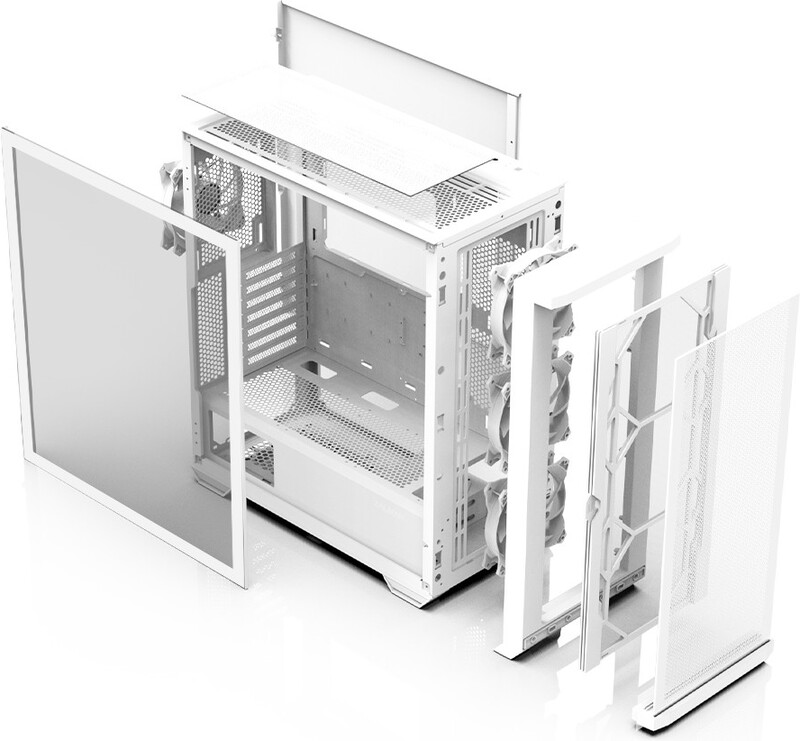Zalman z10 duo white 2 orig - Zalman Z10 DUO WHITE Behuizing
