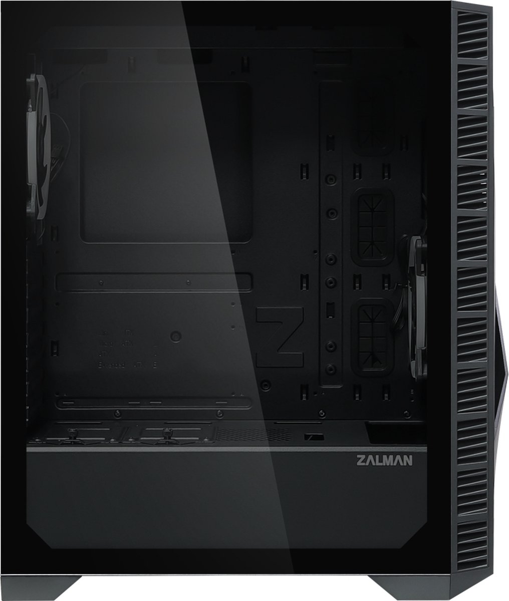 Zalman Z3 Iceberg Black Midi Tower Zwart behuizing - afbeelding 5