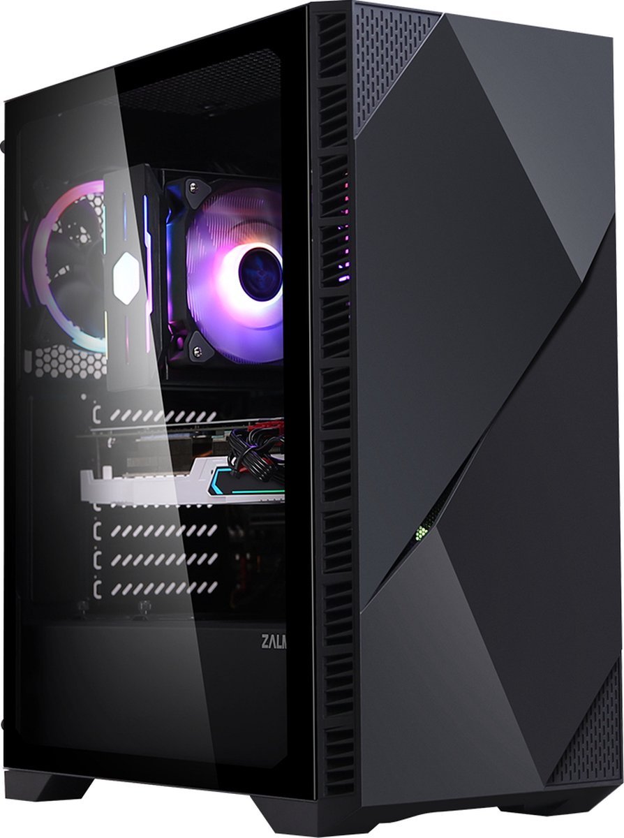 Zalman Z3 Iceberg Black Midi Tower Zwart behuizing
