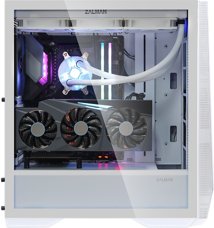 Zalman z9 iceberg white 3 orig - Zalman Z9 Iceberg Behuizing (White)
