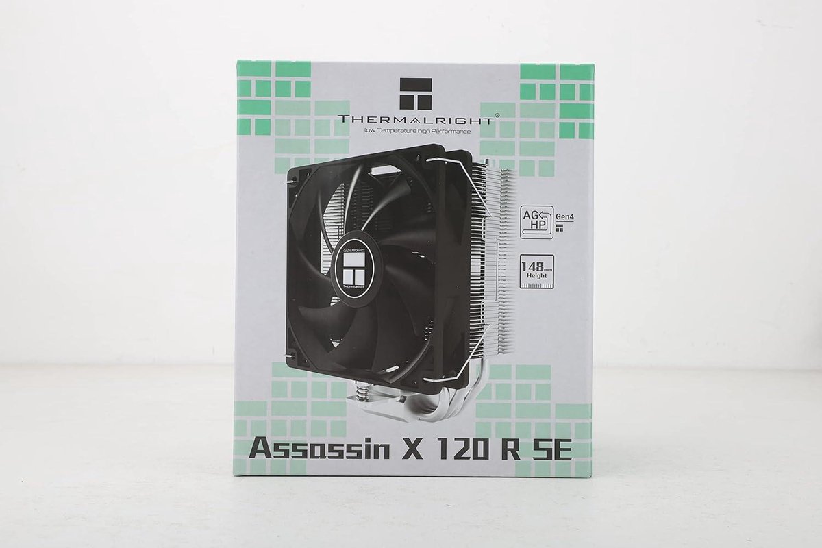 Thermalright Assassin X 120 Refined SE CPU Luchtkoeler met TL-C12C PWM Ventilator, 4 Heatpipes, 225W TDP - afbeelding 10