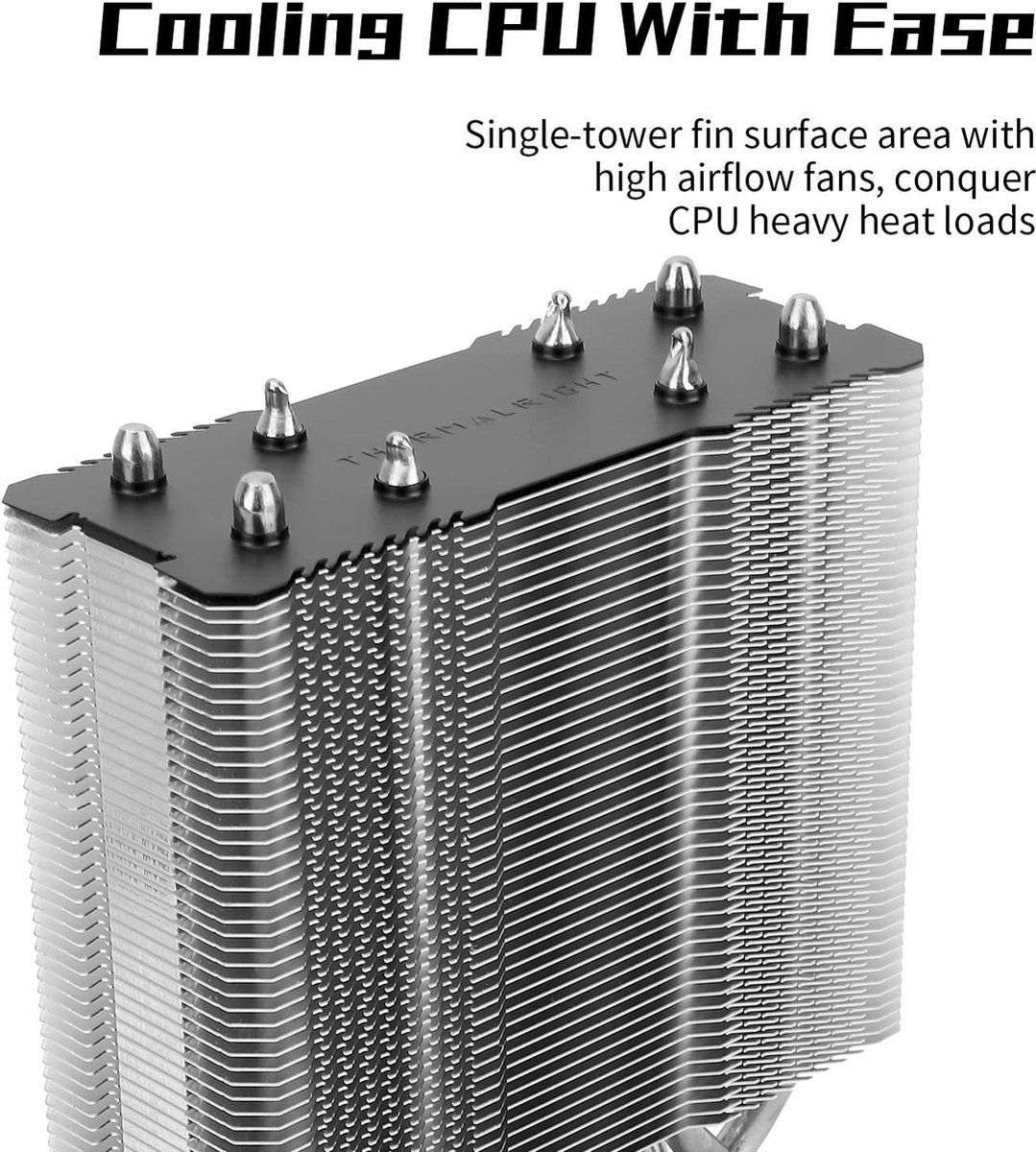 Thermalright Assassin X 120 Refined SE CPU Luchtkoeler met TL-C12C PWM Ventilator, 4 Heatpipes, 225W TDP - afbeelding 9
