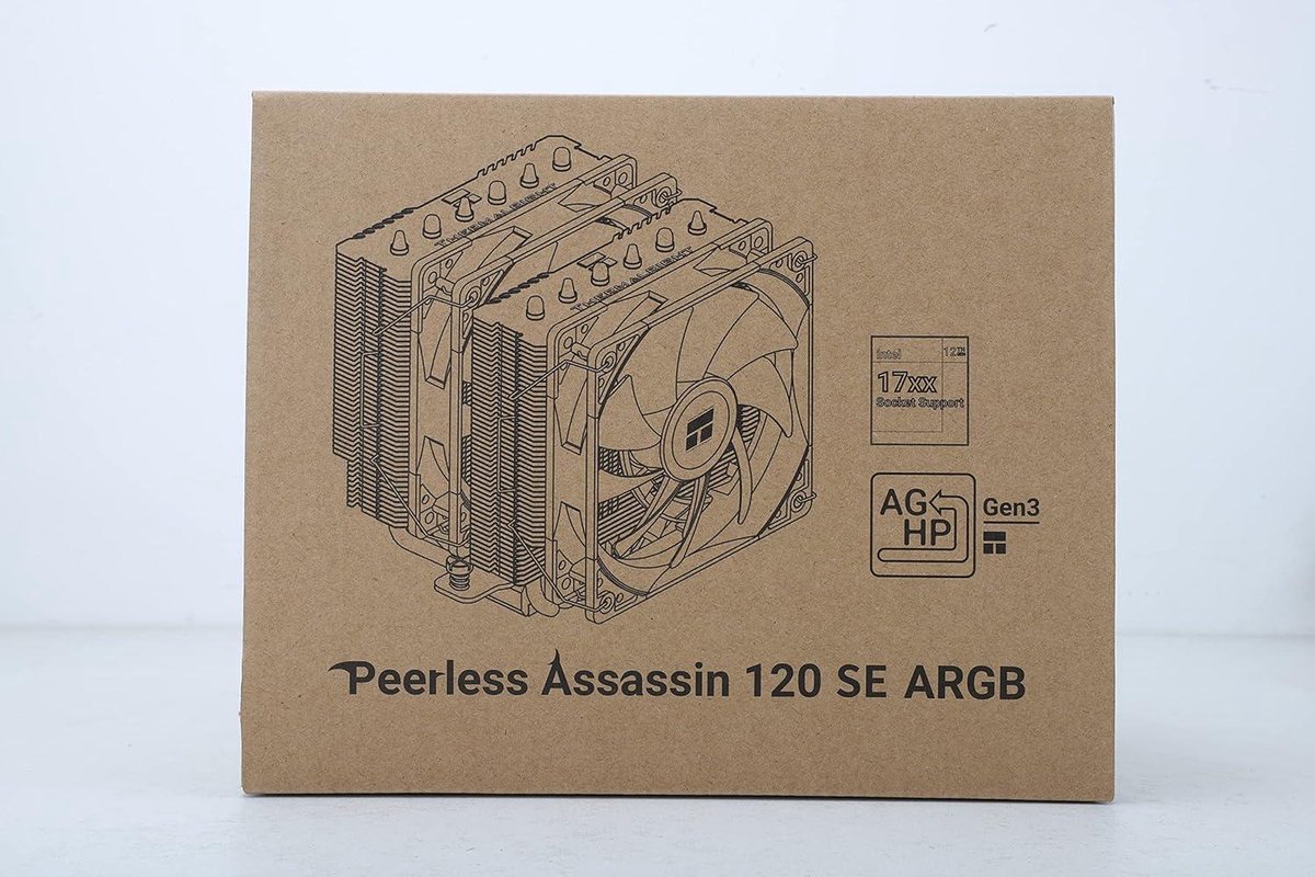 Thermalright Peerless Assassin 120 SE ARGB Dual Tower CPU Luchtkoeler met Dual 120mm PWM Ventilatoren en 6 Heatpipes - afbeelding 7