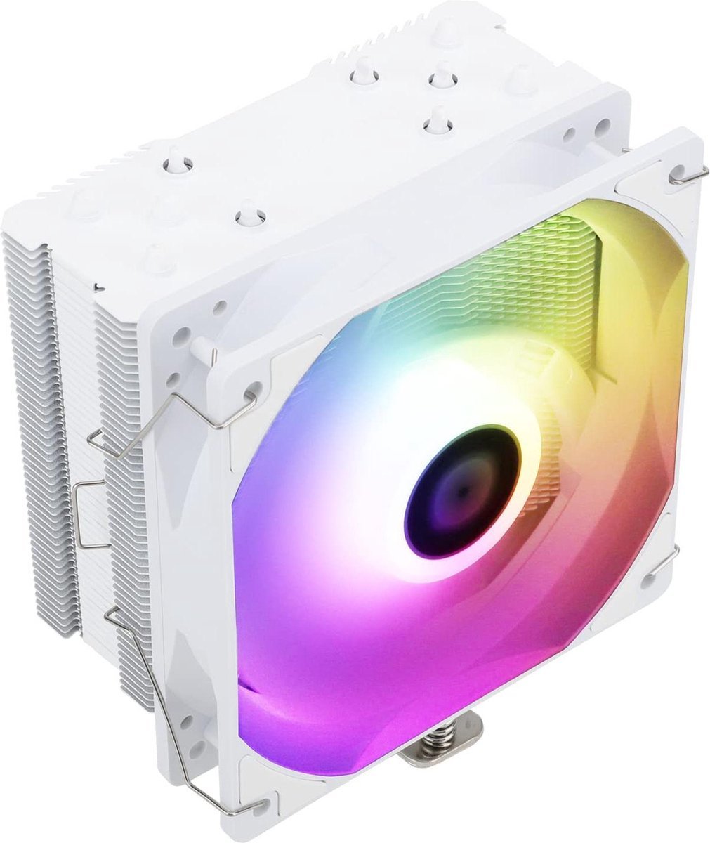  120 Se White Argb Cpu-Luchtkoeler - 5 Heatpipes - Stille Ventilator - S-Fdb-Lager - Amd Am4 Am5 - Intel 1150 1151 1200 1700
