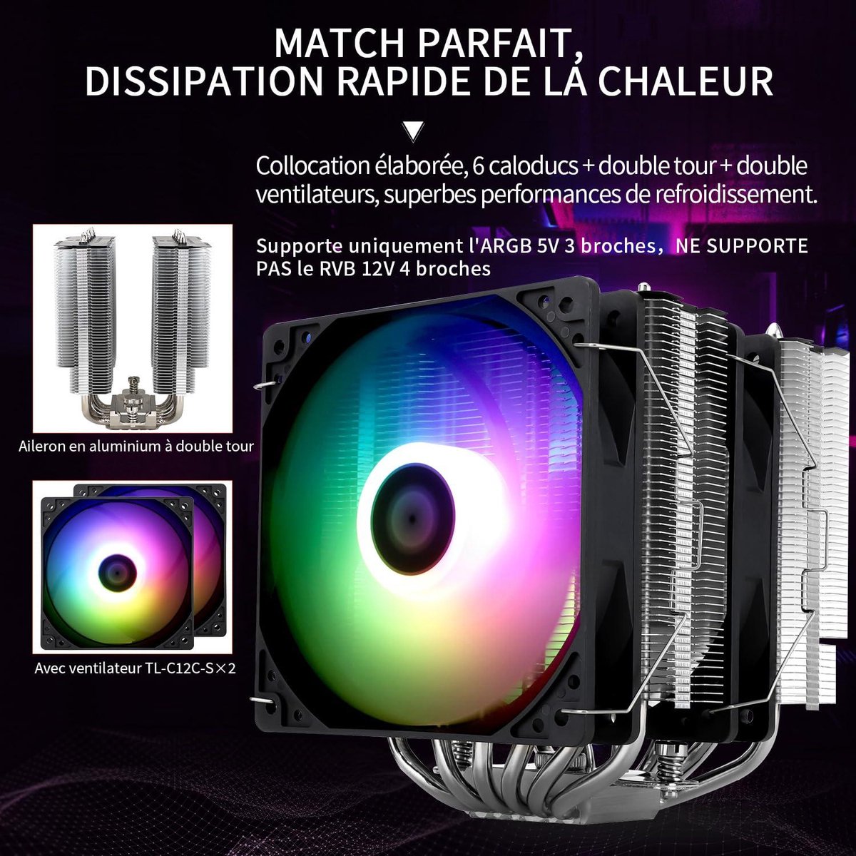 Thermalright Peerless Assassin 120 SE ARGB CPU-koeler - afbeelding 8