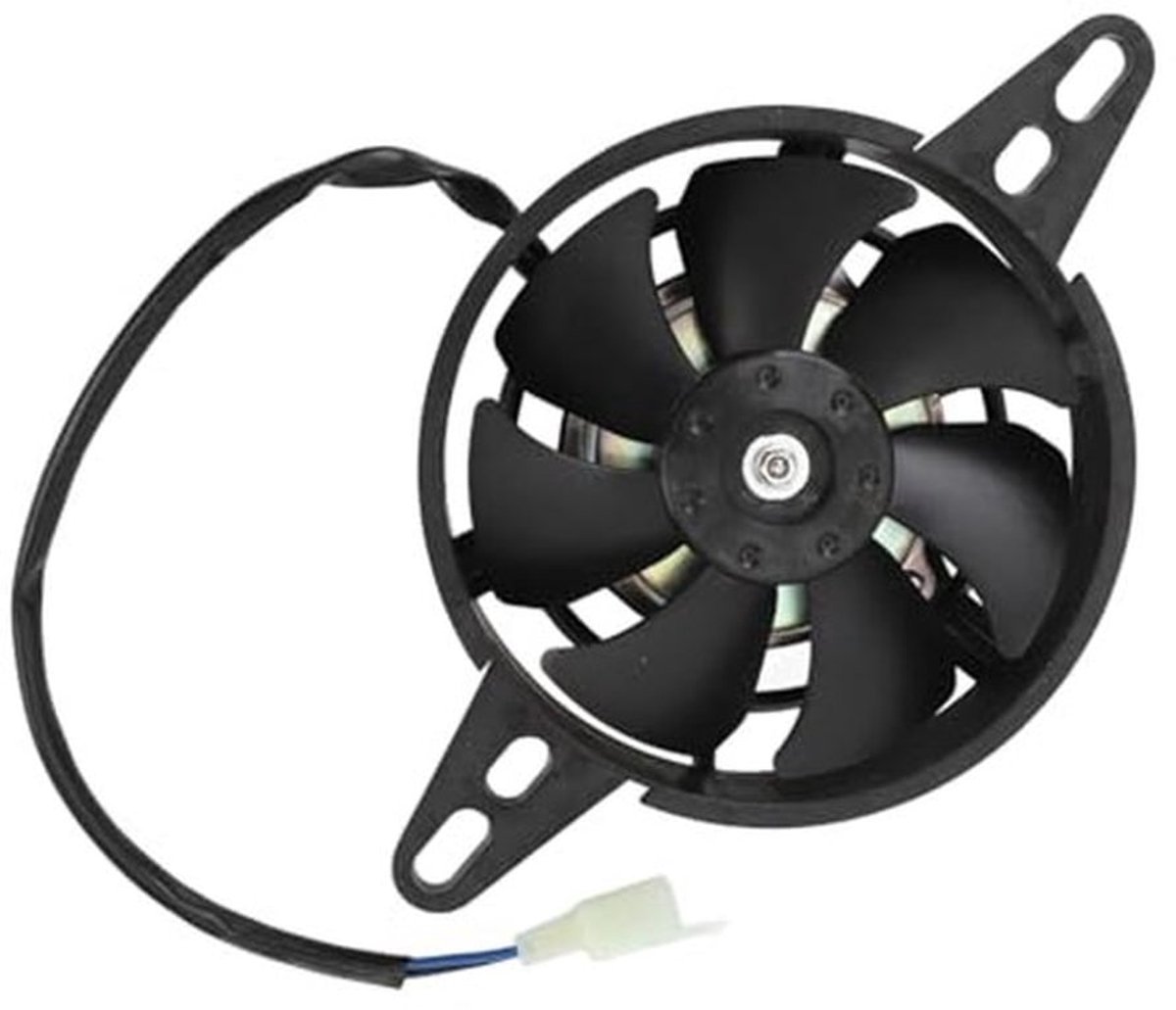  12V Elektrische Radiatorventilator Van Kunststof Met Slank Ontwerp, Geschikt Voor Motoren, Atv'S En Quads, Voor Efficiënte Koeling Van Olie En Water In Motoren