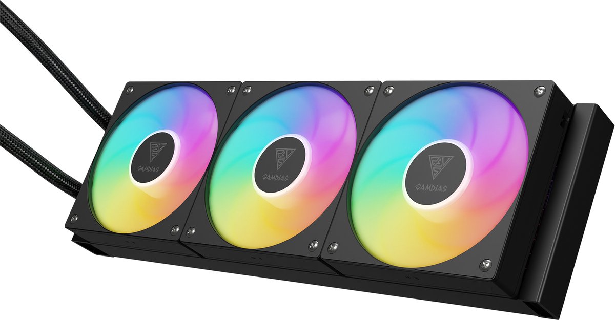 Gamdias Chione P5-360 360mm Waterkoeler (Black) - afbeelding 3