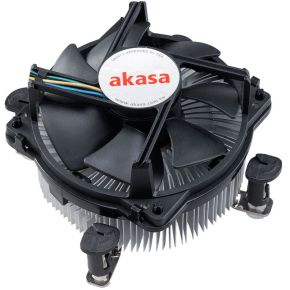 AK-955A-BV2 koelsysteem voor computers Processor Luchtkoeler 9 cm Aluminium, Black 1 stuk(s) - afbeelding 2