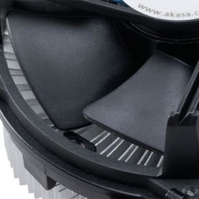 AK-955A-BV2 koelsysteem voor computers Processor Luchtkoeler 9 cm Aluminium, Black 1 stuk(s) - afbeelding 3