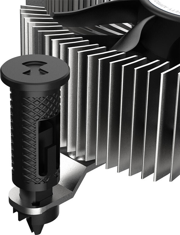 Akasa ak cc6602hp01 luchtkoeler 5 orig - Akasa AK-CC6602HP01 Low Profile CPU Cooler