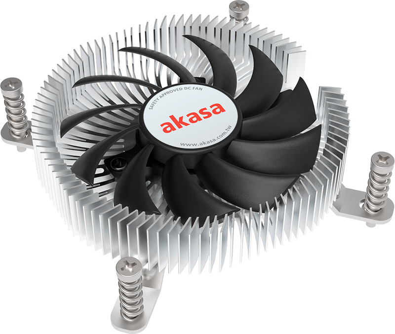 Akasa ak cc6609ep01 luchtkoeler 2 orig - Akasa AK-CC6609EP01 Low Profile CPU Cooler